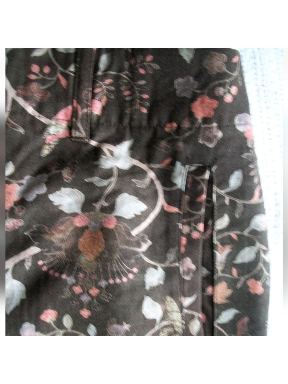 Peruvian Connection Moorea Trousers – Birds & Floral Print – Size 14 - Picture 9 of 12